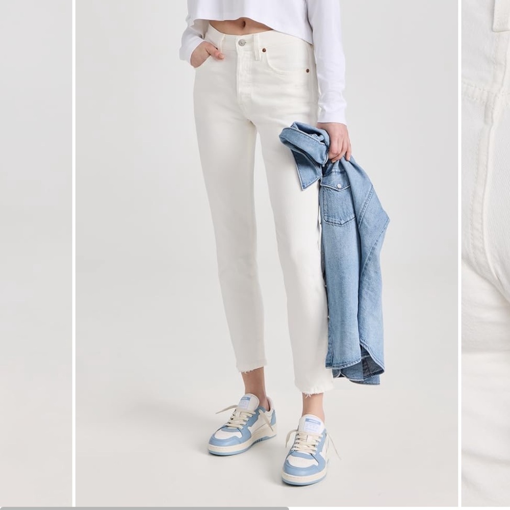 Levi’s 501 Skinny White Jeans